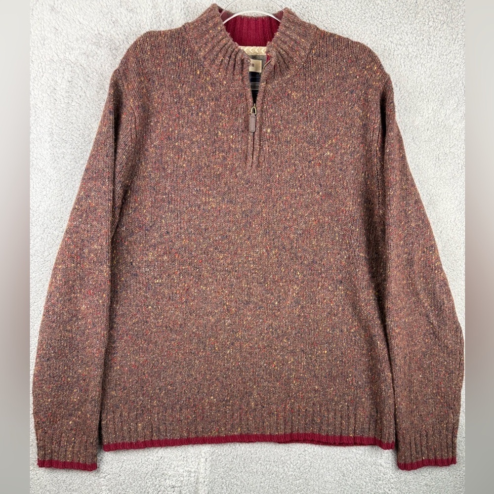 Borgo28 men’s size large sweater with half zip preowned